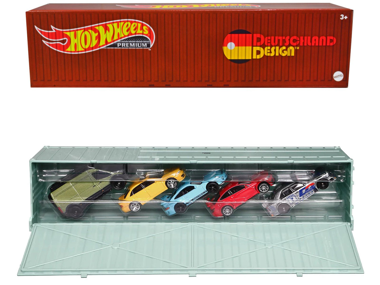 2022 "Deutschland Design" 5 piece Set with Container "Car Culture" Series Diecast Model Cars by Hot Wheels  free shipping USA