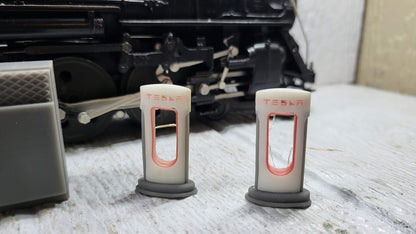 O GAUGE TESLA CHARGING STATIONS