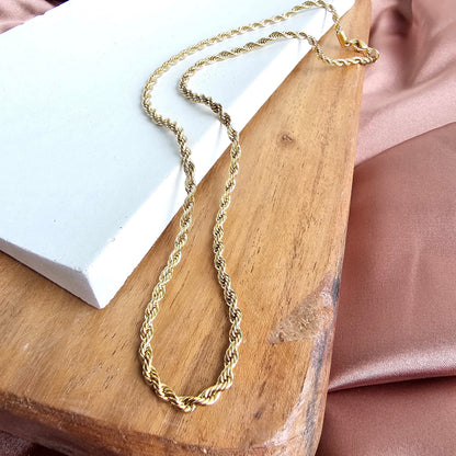 Luxe Gold Rope Chain - 16" by Spiffy & Splendid