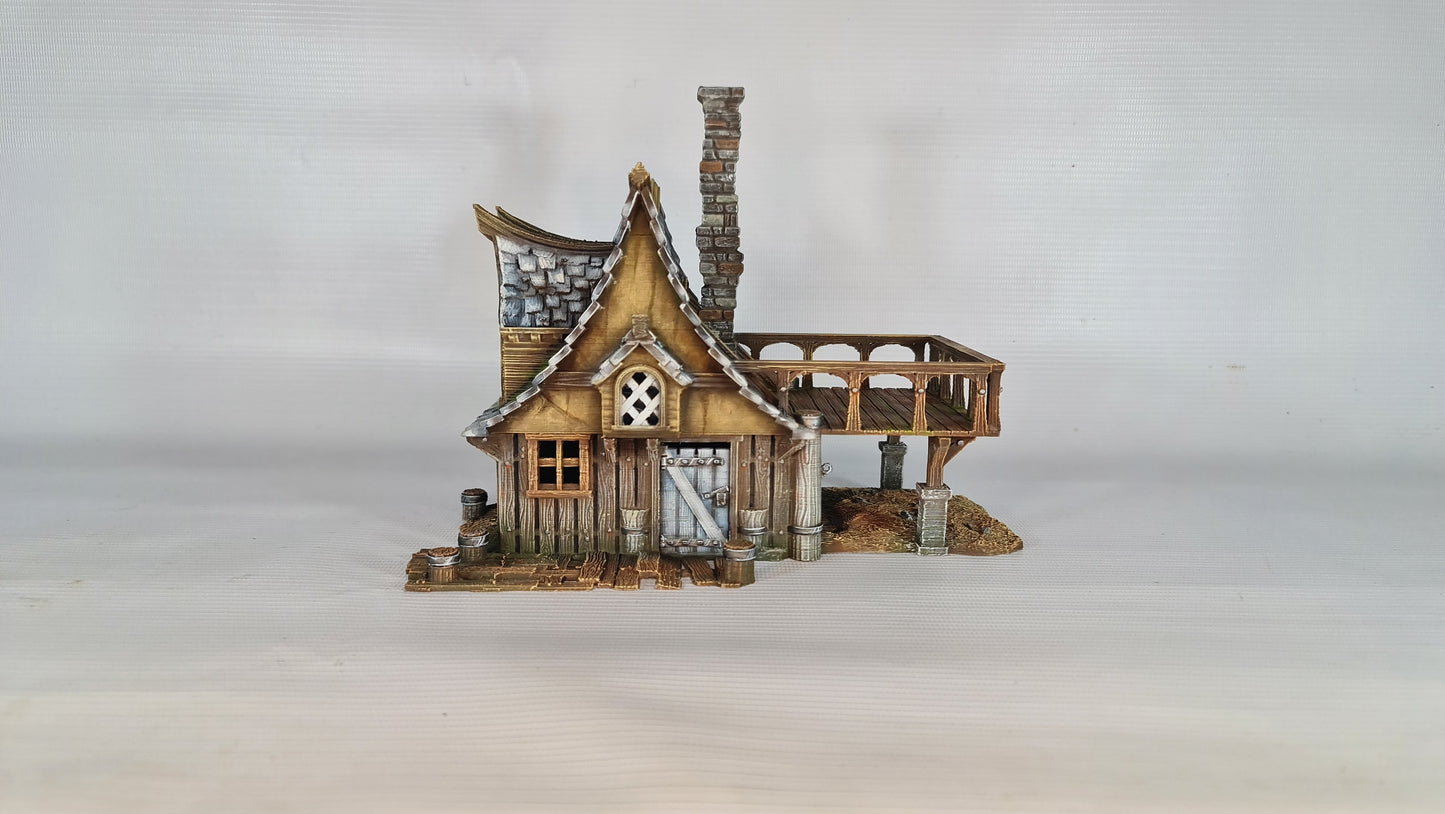 Adrian-3DP4U - River Masters Hut - 28mm