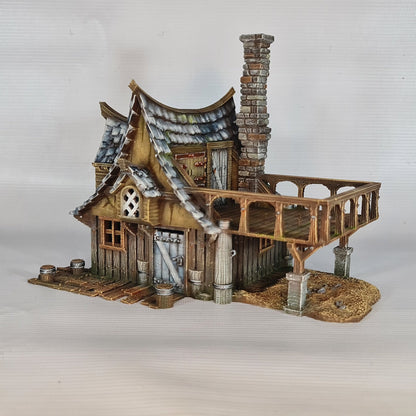 Adrian-3DP4U - River Masters Hut - 28mm