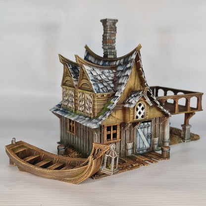 Adrian-3DP4U - River Masters Hut - 28mm