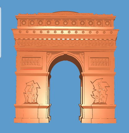 MiniWorld3D Marble: Recycled PET-G (+ FREE Arc de Triomphe STL)