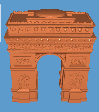 MiniWorld3D Marble: Recycled PET-G (+ FREE Arc de Triomphe STL)
