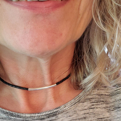 3mm Bolo Leather Snap Off Chokers by Alexa Martha Designs