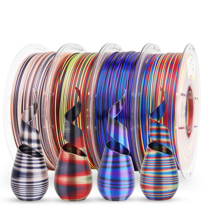 PLA Silk S-Series Variety Pack (4x1kg) - 1.75MM