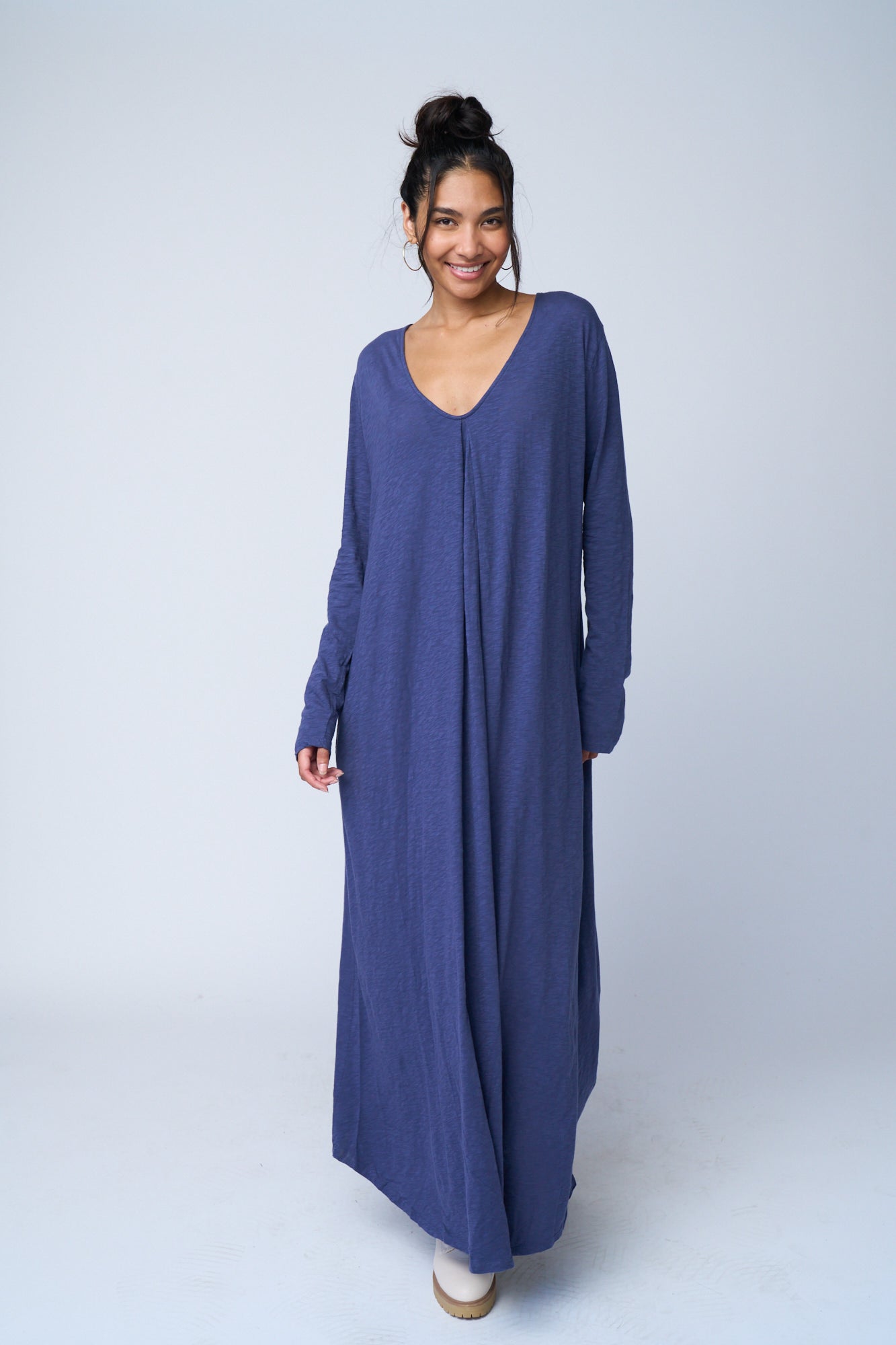 Be Clever Duo Dress - Inky Blue by And For Good
