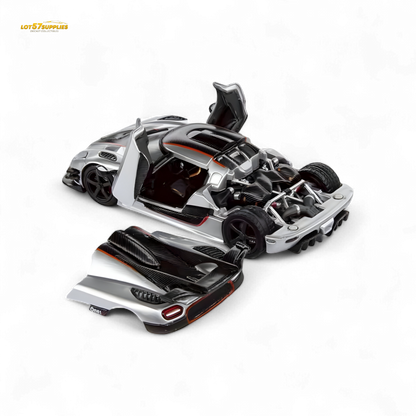 DEMON KING Koenigsegg ONE:1 - Silver 1:64