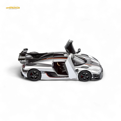DEMON KING Koenigsegg ONE:1 - Silver 1:64