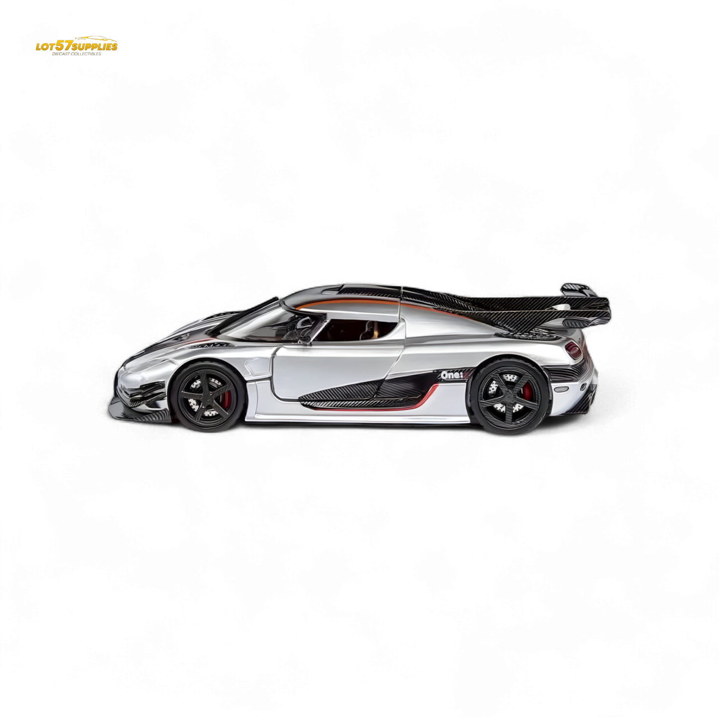 DEMON KING Koenigsegg ONE:1 - Silver 1:64