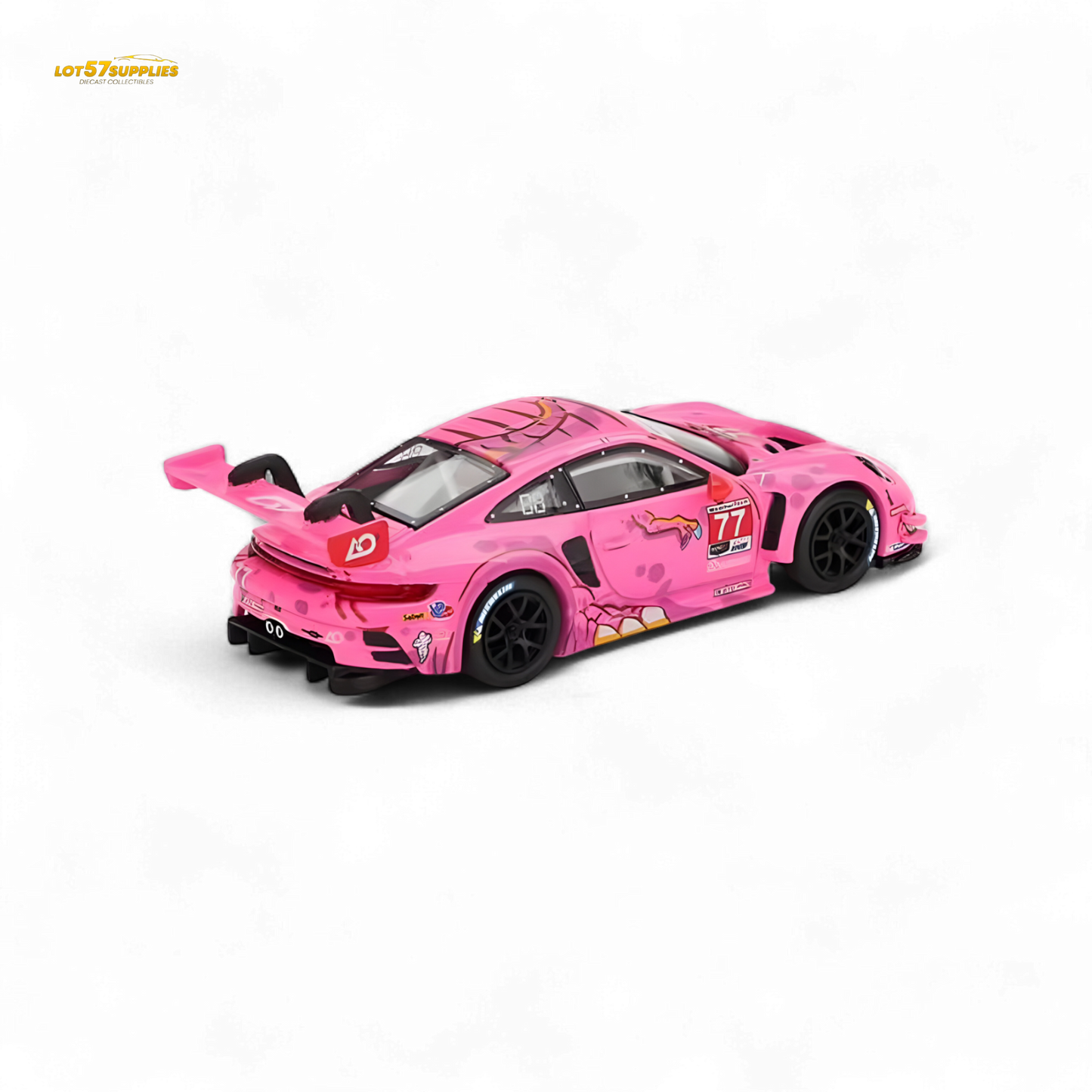 (Pre-Order) Mini-GT Porsche 911 GT3 R #77 AO Racing ROXY IMSA Road America 2024 - 1:64