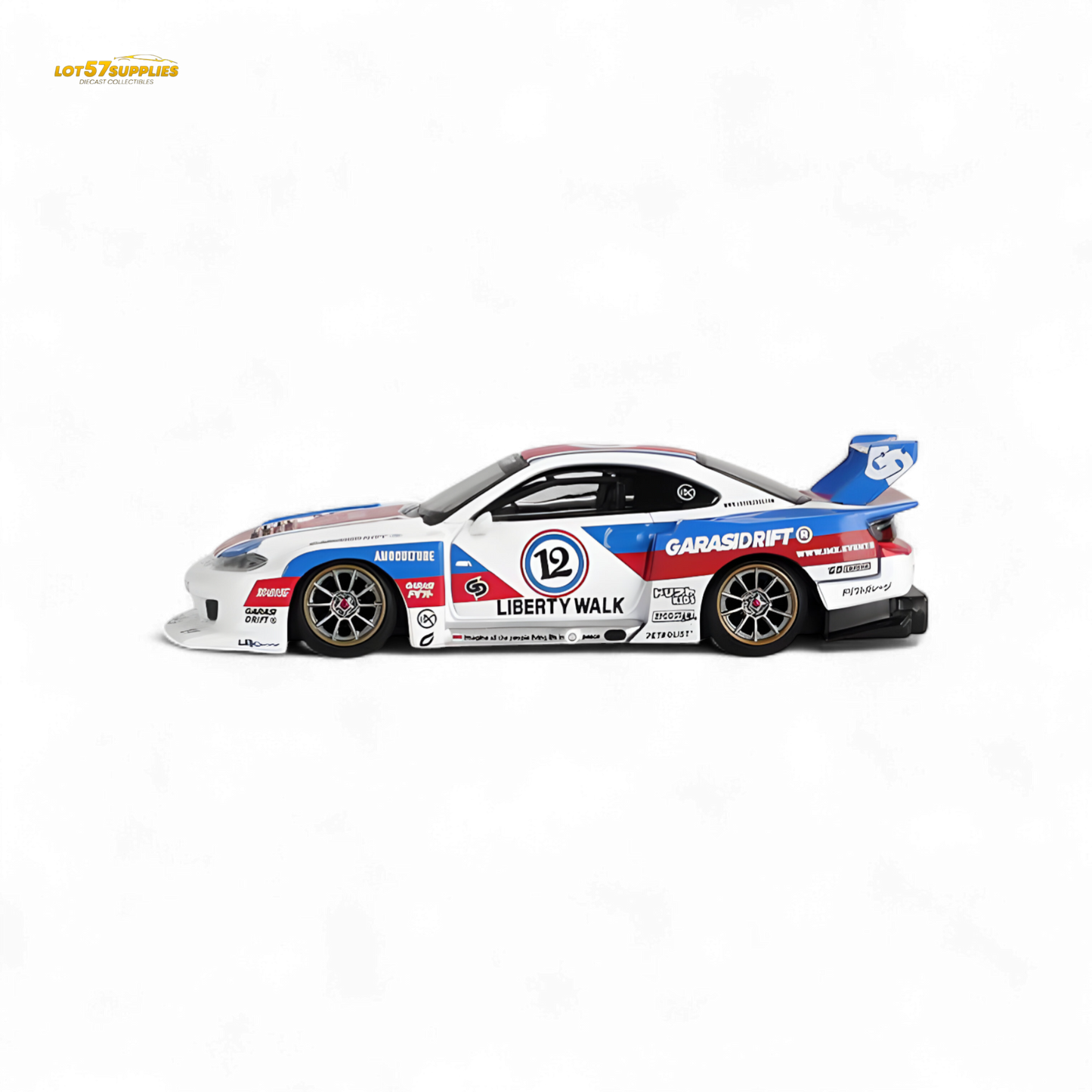 (Pre-Order) Mini-GT Nissan LB-Super Silhouette S15 SILVIA GARASIDRIFT x LBWK 2025 #1022 - 1:64