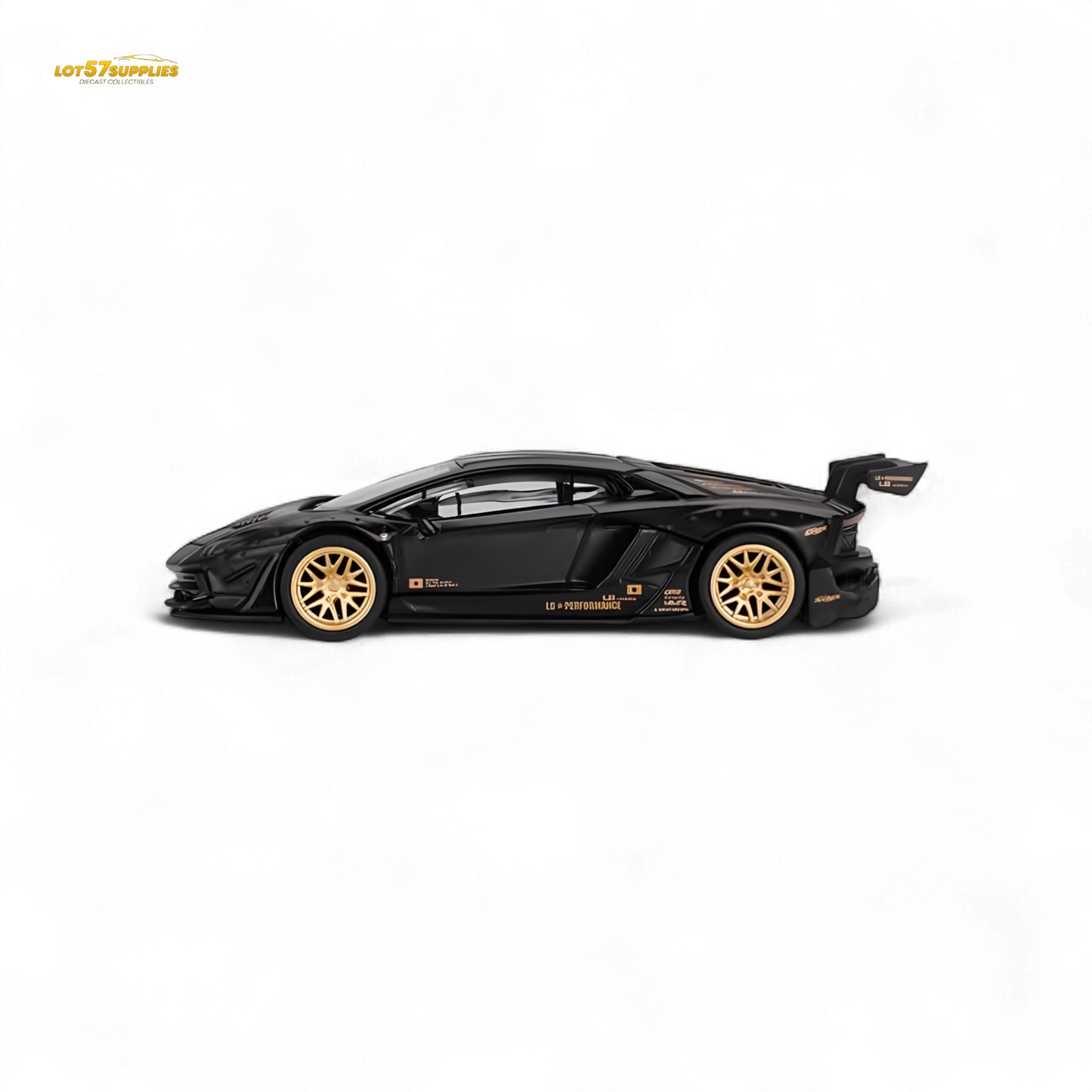 Mini GT LB WORKS Lamborghini Aventador Matte Black 1:64
