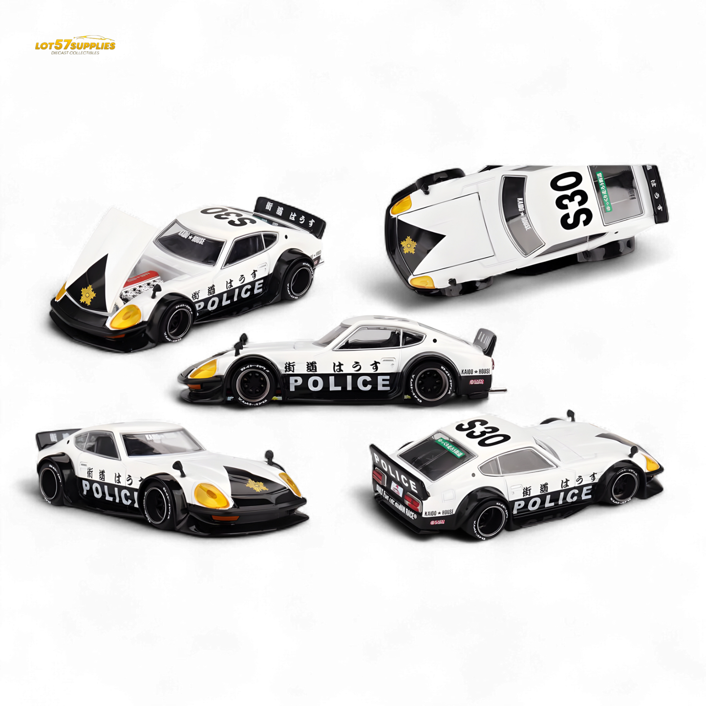 (Pre-Order) KAIDO Nissan Fairlady Z - GT Police 1:64