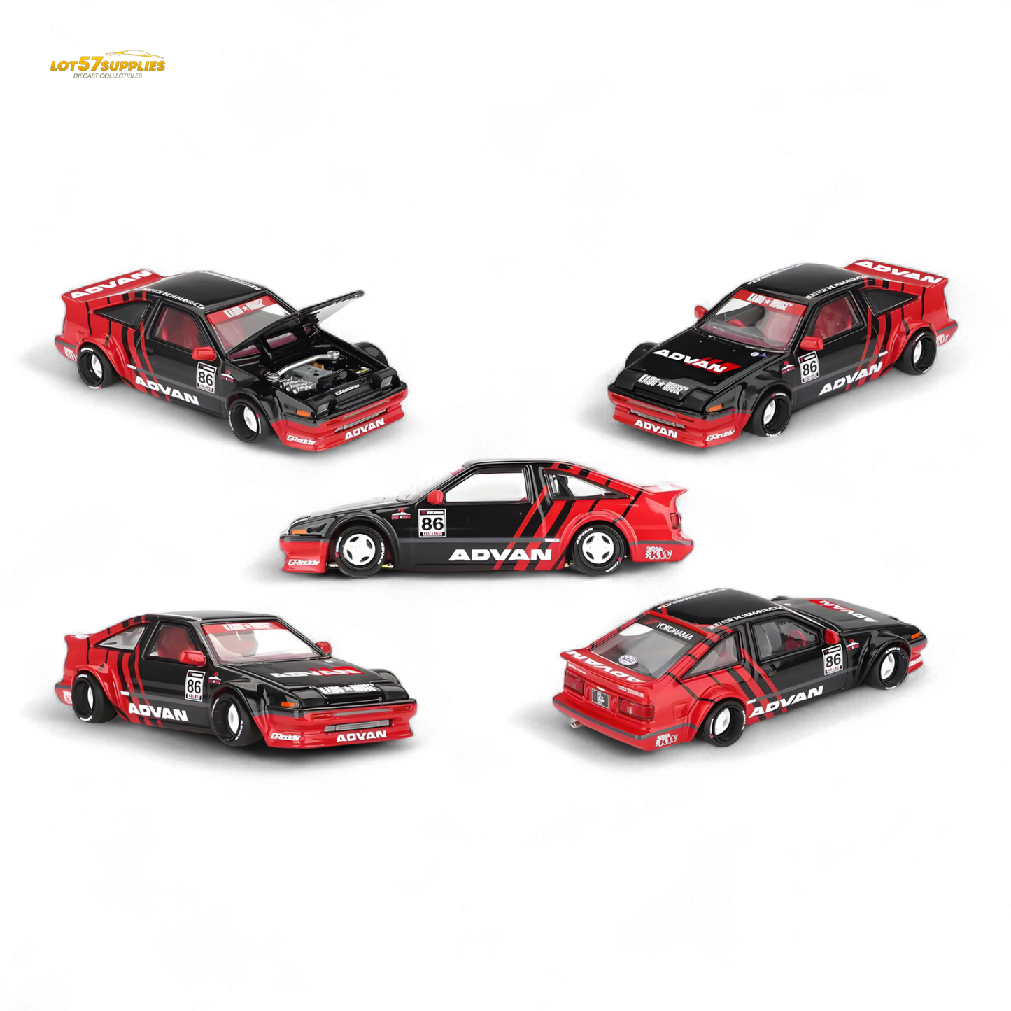 (Pre-Order) KAIDO Toyota AE86 Sprinter Trueno - ADVAN 1:64