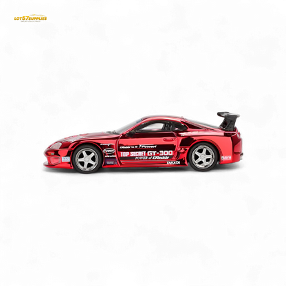 (Pre-Order) Mini-GT Toyota Supra (A80) Top Secret GT-300 - Top Secret Red Chrome 1:64 #1132
