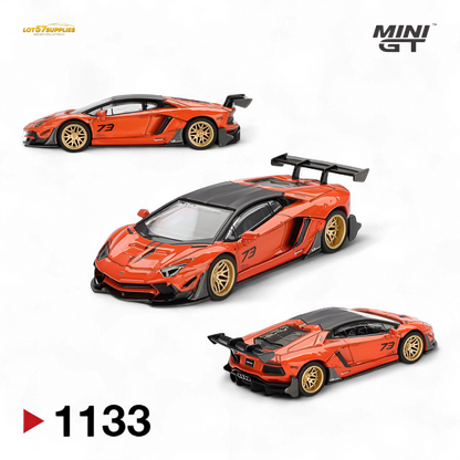 (Pre-Order) Mini-GT Lamborghini Aventador Limited Edition - Orange 1:64 #1133
