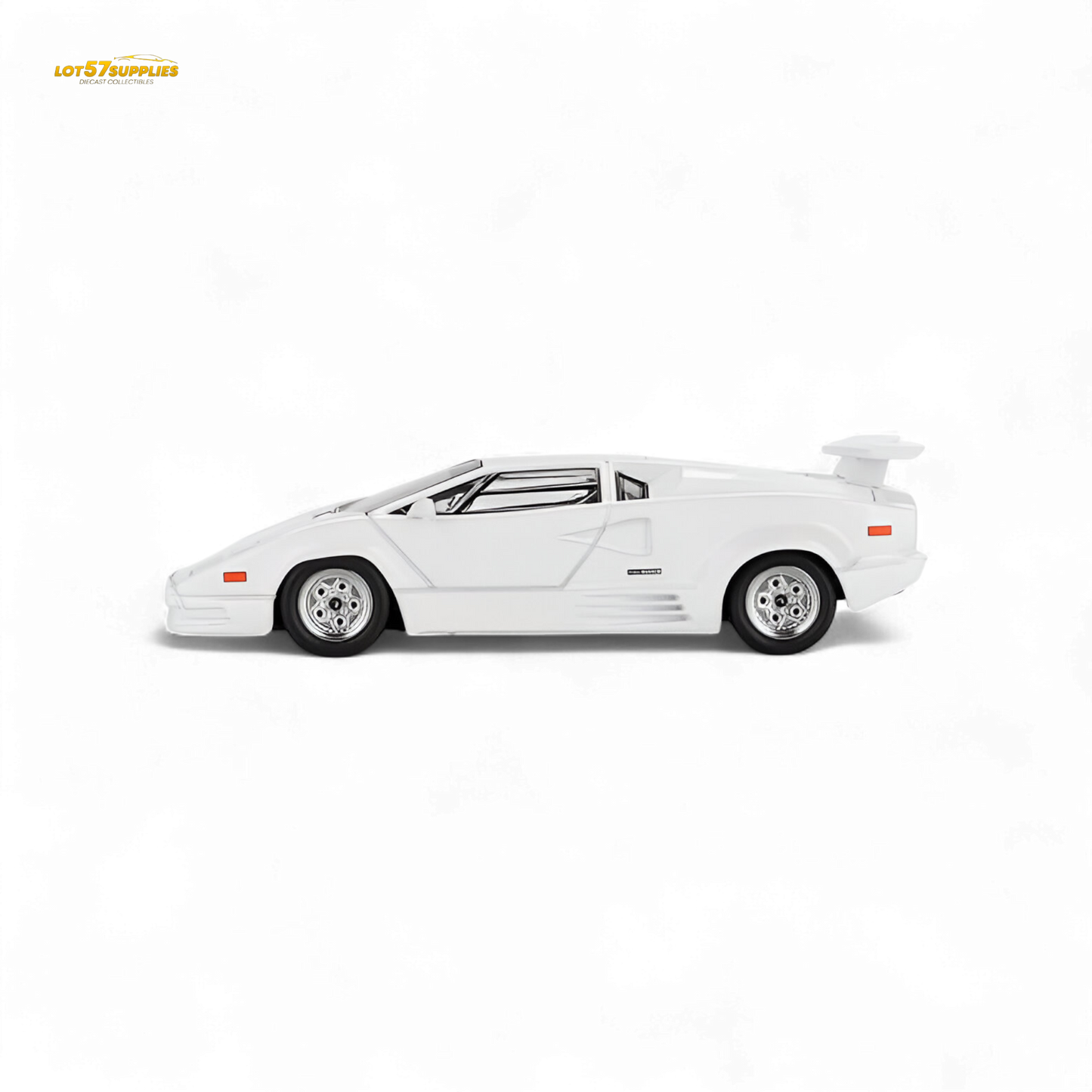 (Pre-Order) Mini-GT Lamborghini Countach 25th Anniversary - White 1:64 #1134