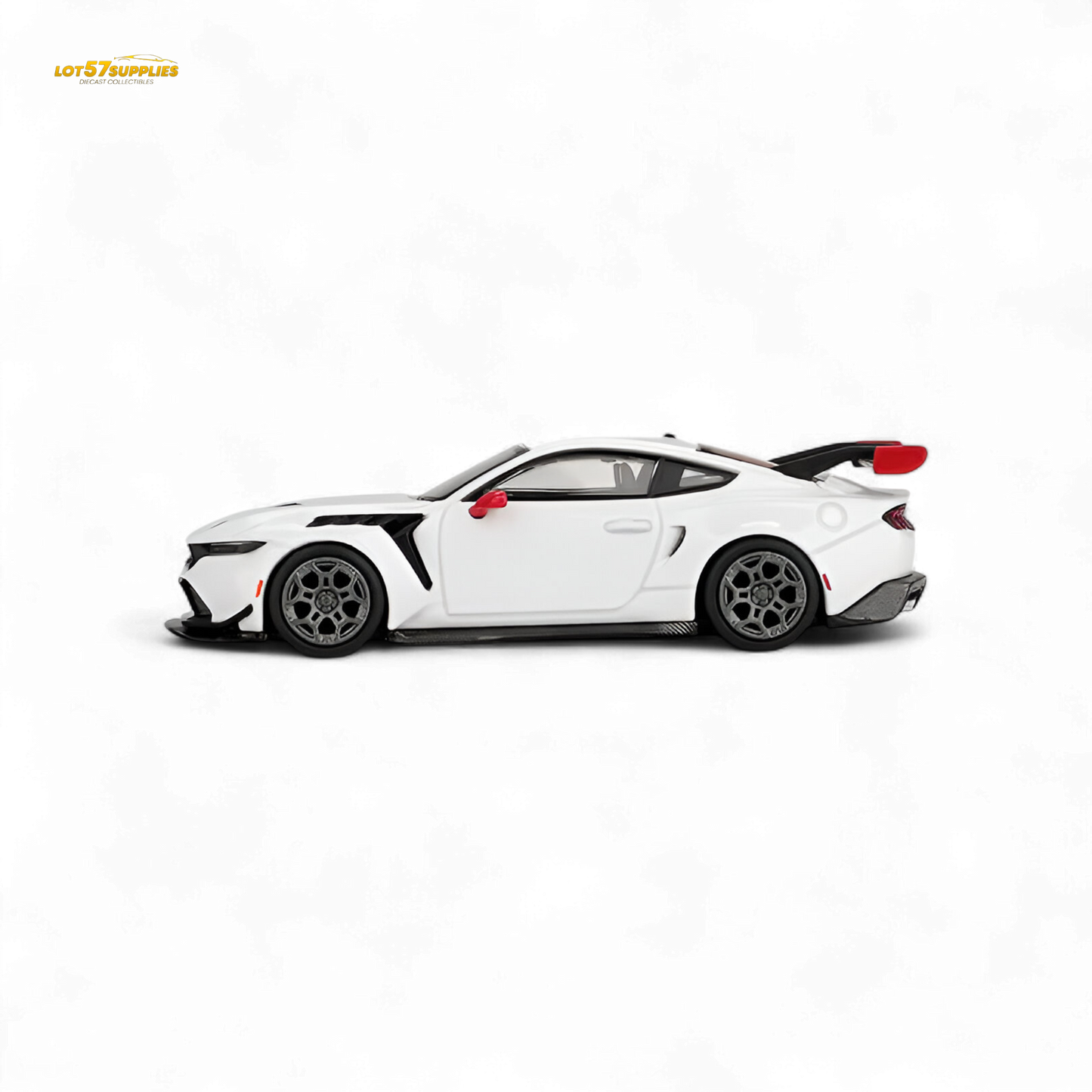 (Pre-Order) MiniGT Ford Mustang GTD Spirit of America - White 1:64