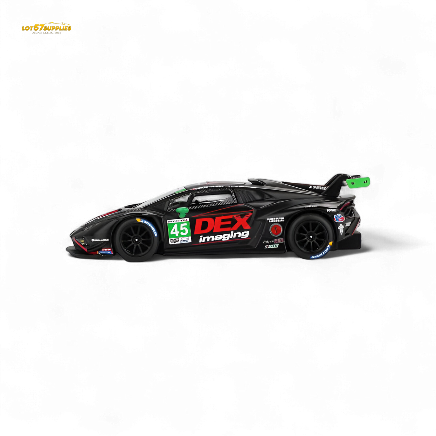 (Pre-Order) MiniGT Lamborghini Huracan STO2 LB 645 DEX Imaging 2024 IMSA Daytona 24 Hrs 1:64