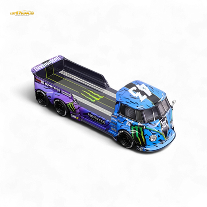 Liberty64 VW Trailer - Monster Livery 1:64