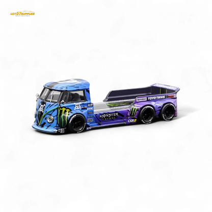 Liberty64 VW Trailer - Monster Livery 1:64