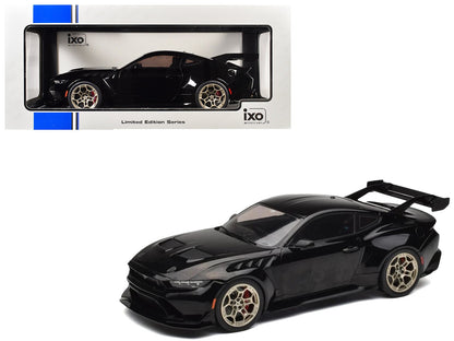 2025 Ford Mustang GTD Black "Limited Edition" Series 1/18 Diecast Model Car by IXO Models  free shipping USA