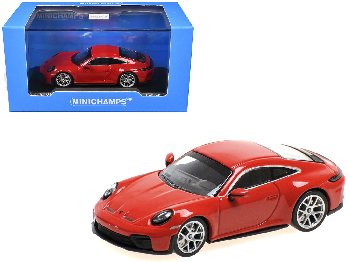 2025 Porsche 911 (992.2) GT3 Touring Red Limited Edition to 240 pieces Worldwide 1/64 Diecast Model Car by Minichamps  free shipping USA