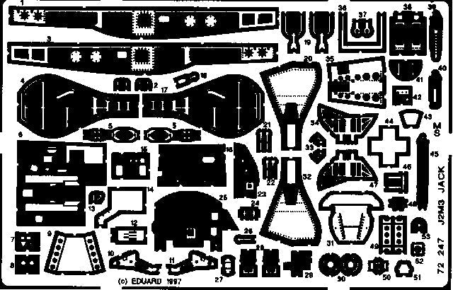 Eduard 72247 1/72 Aircraft- J2M3 Jack for HSG