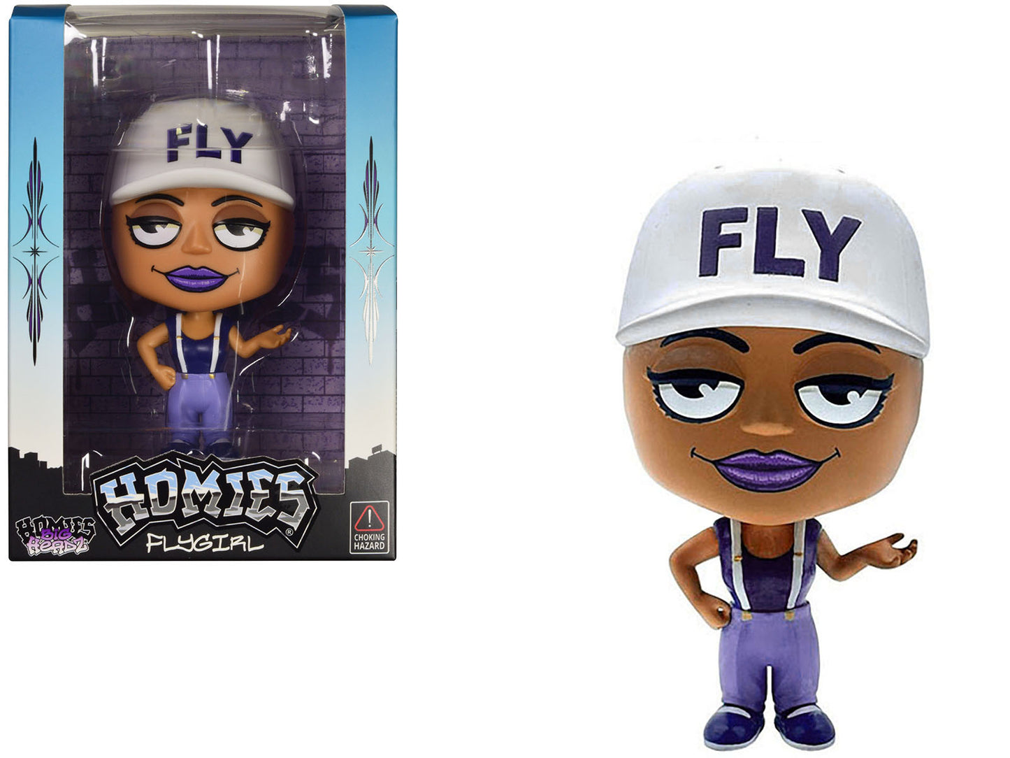Flygirl 4.5" Figure "Homies Big Headz" Series 3 model by Homies  free shipping USA