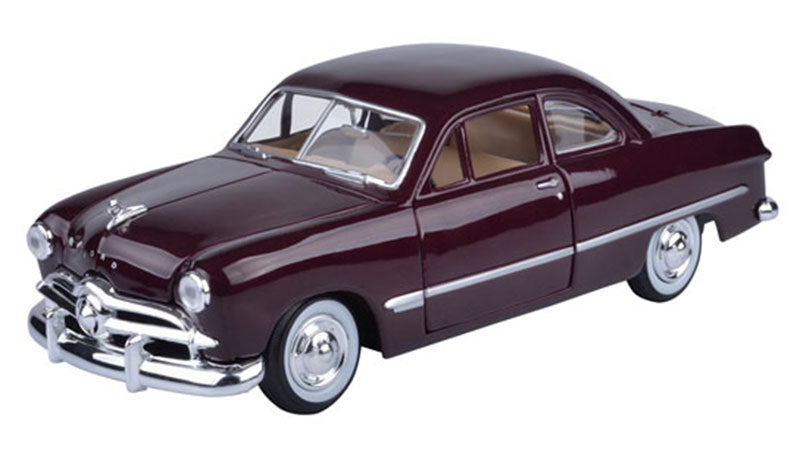 Motormax 73213AC-BR 1/24 1949 Ford Coupe, Burgundy