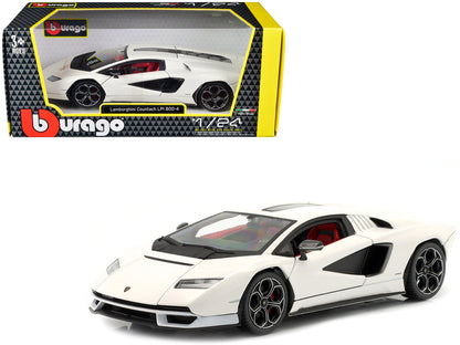 Lamborghini Countach LPI 800-4 White 1/24 Diecast Model Car by Bburago  free shipping USA