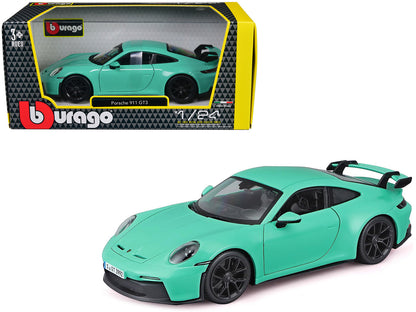 Porsche 911 GT3 Light Green 1/24 Diecast Model Car by Bburago  free shipping USA