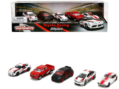 Toyota Racing Giftpack (2024) 5 piece Set 1/64 Diecast Model Cars by Majorette  free shipping USA