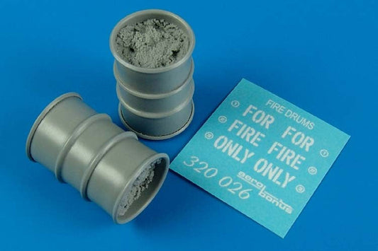 Aerobonus 320026 1/32 Fire Drums (2) (D)