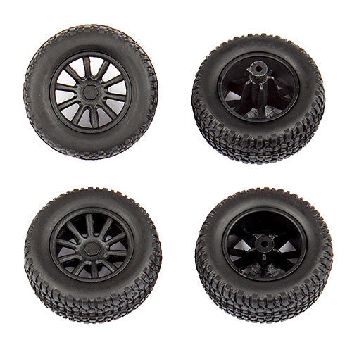 Team Associated ASC21426 SC28 Wheels and Tires