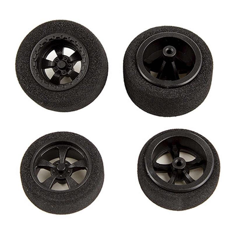 Team Associated ASC21446 DR28 Front/Rear (2) Wheels and Tires mounted