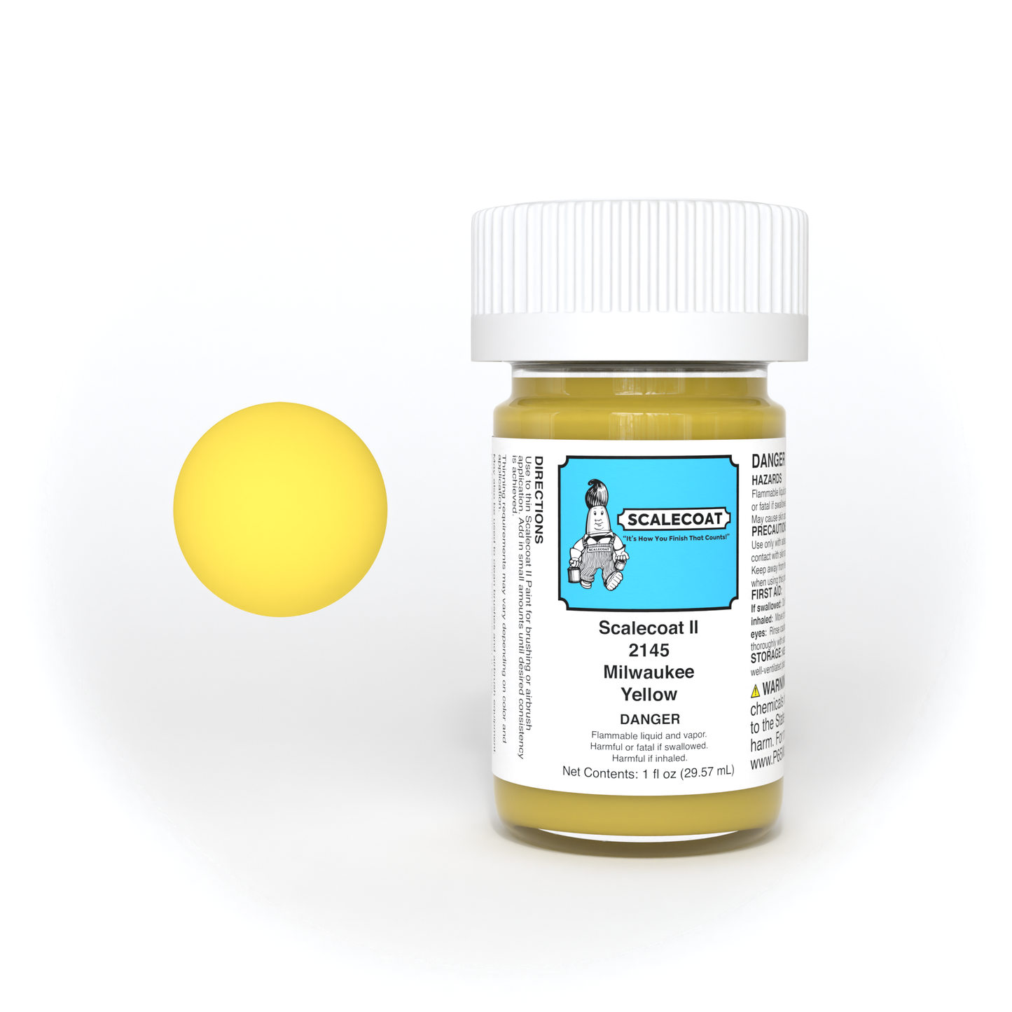 Scalecoat II Milwaukee Road Yellow 1oz - 2145