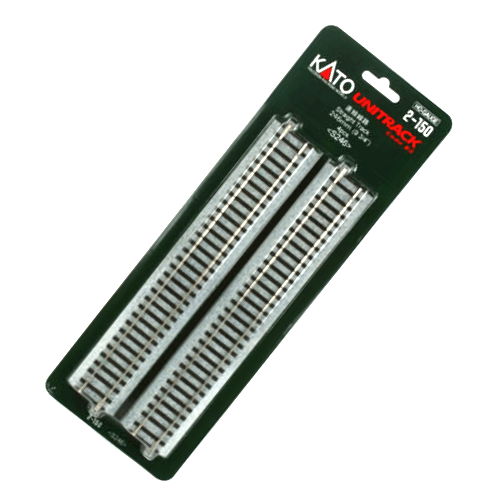 Kato 2-150 HO Scale 246mm (9 3/4") Straight Track [4 pcs] UniTrack
