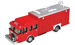 Walthers SceneMaster 949-13802 HO Hazardous Materials Fire Truck Red