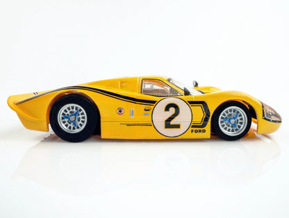 AFX 22014 Ford GT40 Mark IV #2 Le Mans Mega G+ MG+ HO scale slot Car MegaG