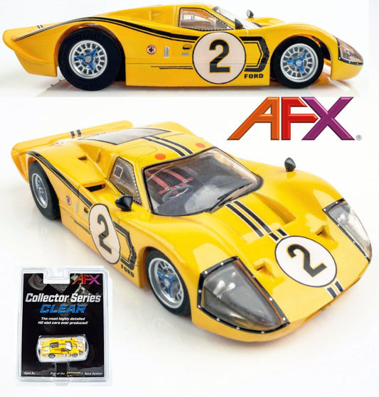 AFX 22014 Ford GT40 Mark IV #2 Le Mans Mega G+ MG+ HO scale slot Car MegaG