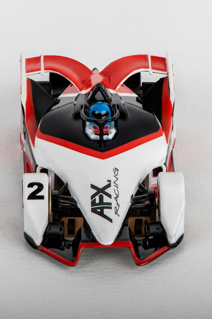 AFX 22015 Formula N White/Black/Red Mega G+ HO Slot Car