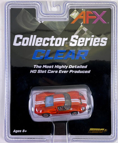 AFX Exclusive Ford GT40 Ontario Orange HO Slot Car 22109