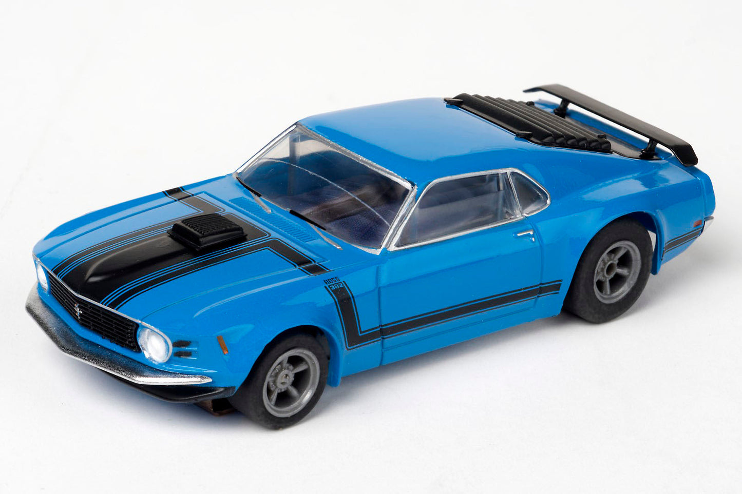 AFX 22026 Ford Mustang Boss 302 Blue MegeG+ Mega G+ Ho slot car AFX22026