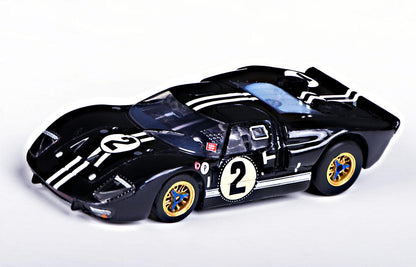 AFX 22031 Ford GT40 Mark IIB #2 Sebring Mega G+ HO Scale Slot Car