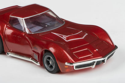 AFX 22038 1970 Corvette LT1 Red Metallic Mega G+ HO Scale Slot Car