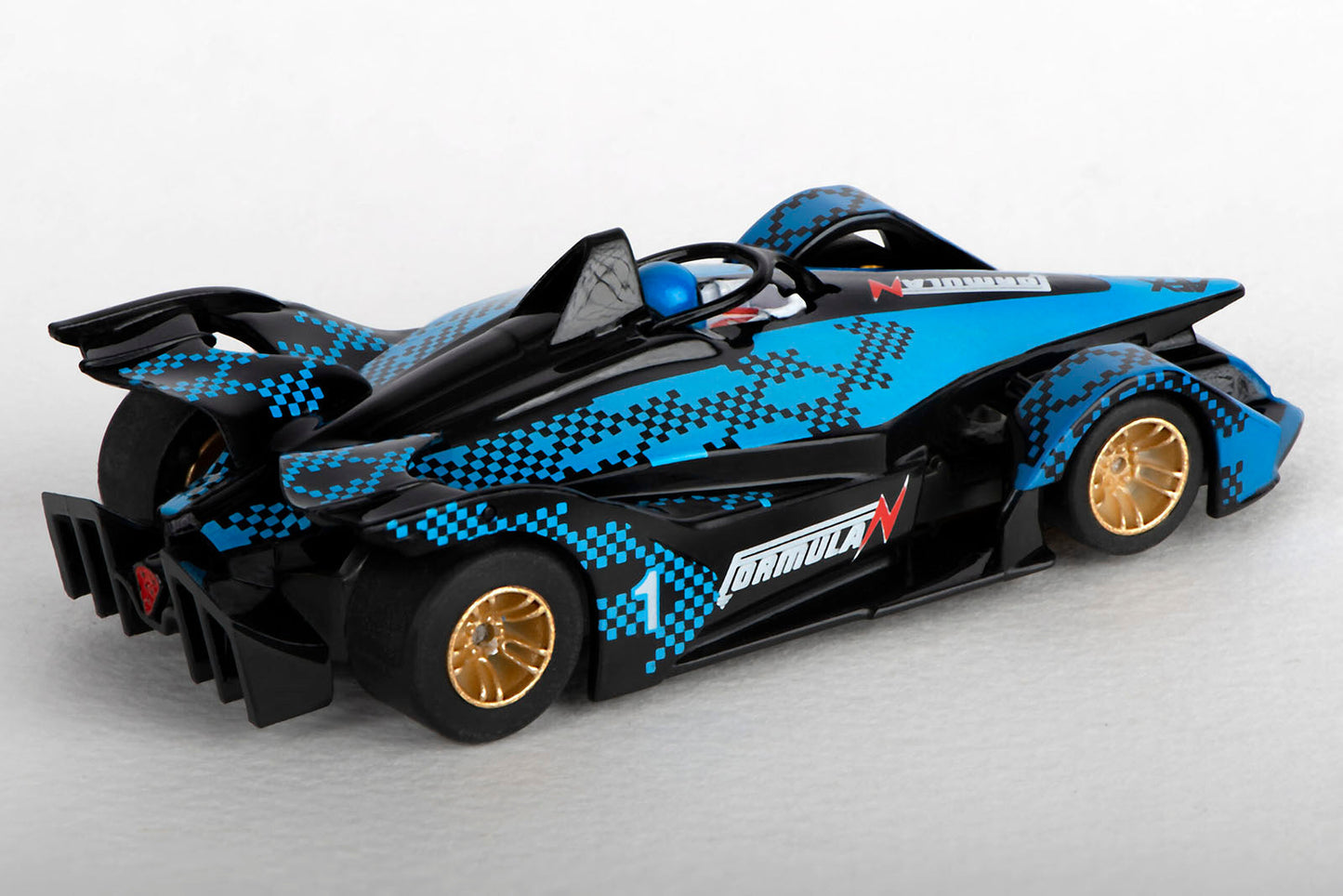 AFX 22039 Formula N Black & Blue Mega G+ MegaG Plus HO Slot Car