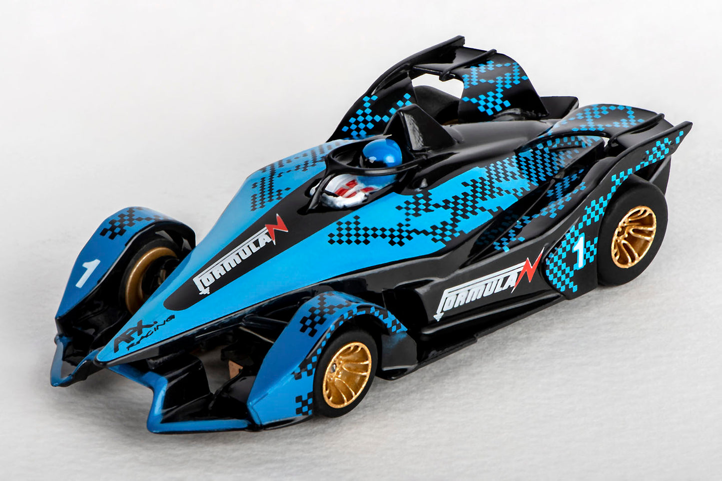 AFX 22039 Formula N Black & Blue Mega G+ MegaG Plus HO Slot Car