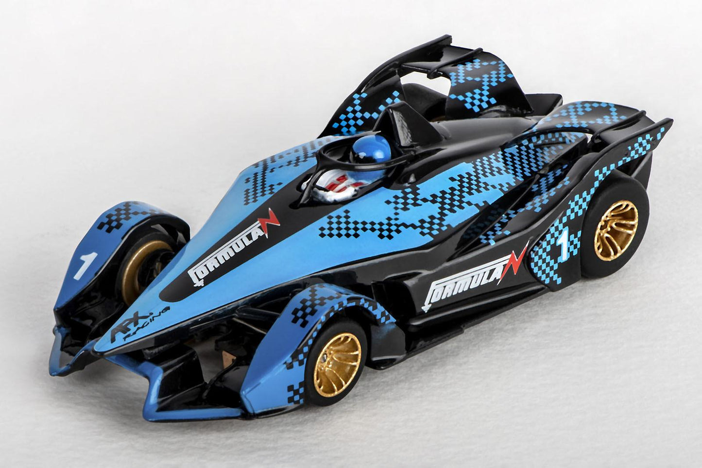 AFX 22039 Formula N Black & Blue Mega G+ MegaG Plus HO Slot Car